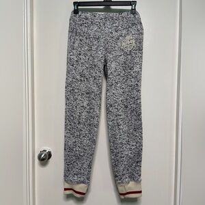 ROOTS WHITE&GREY JOGGERS